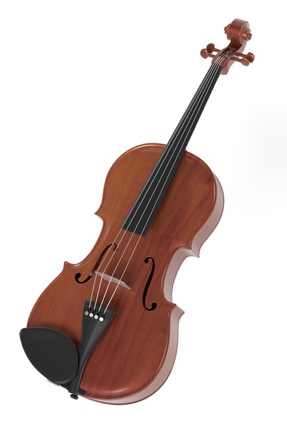 3D-Darstellung von Geigen-Musikinstrumenten - Foto, Bild
