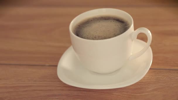 taza de café diseño - Metraje, vídeo