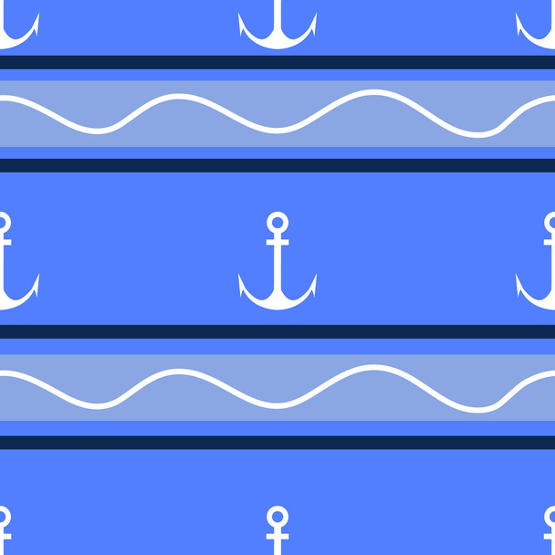 Vector  anchor seamless pattern - Вектор, зображення