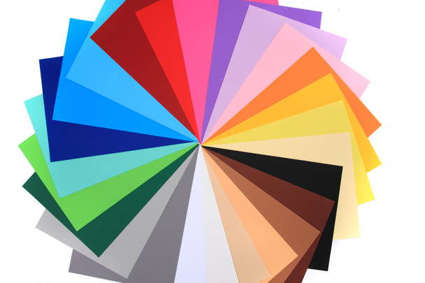 Farbpapiere Hintergrund - Foto, Bild