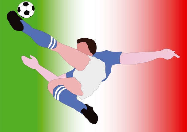 Futebol nacional - O italiano - Forza Azzurri
 - Foto, Imagem