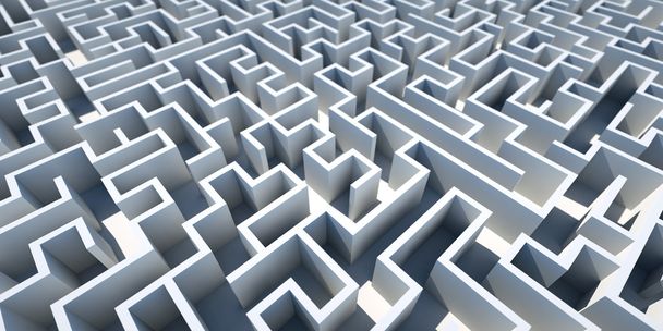 Labyrinth-Hintergrund-, Risiko- und Lösungskonzepte - Foto, Bild