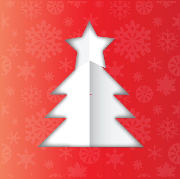 funky modern Christmas trees vector - Vetor, Imagem