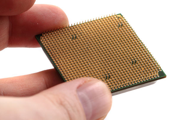 chip de ordenador aislado
 - Foto, imagen
