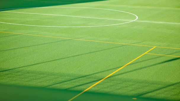 Green sport soccer grass field for multiple sports - Photo, Image