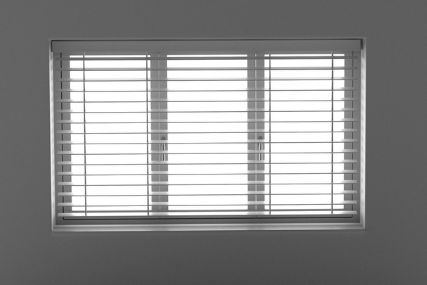 3D renderização de janela com persianas
 - Foto, Imagem