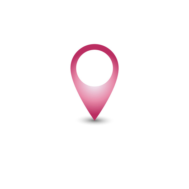 Colorful location icon. Vector illustration. - Vector, Image