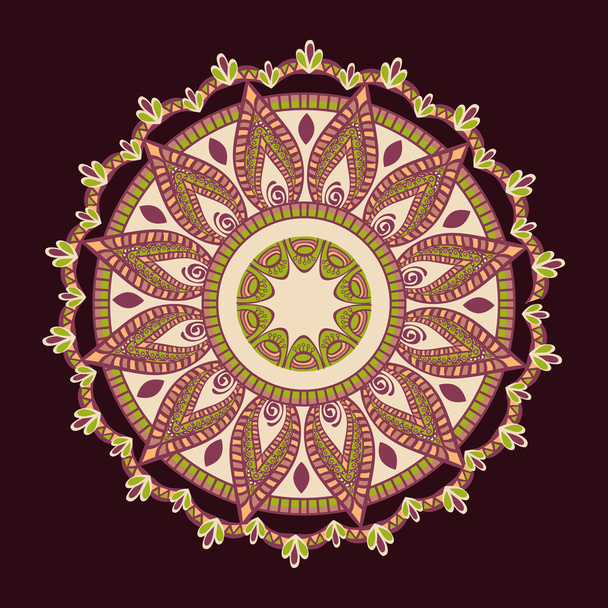 Mandala design. bohemic concept - Vector, Image