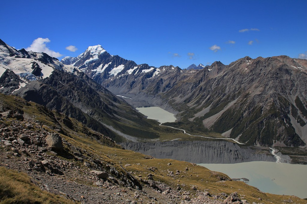 Lacs glaciaires et Mt Cook
 - Photo, image