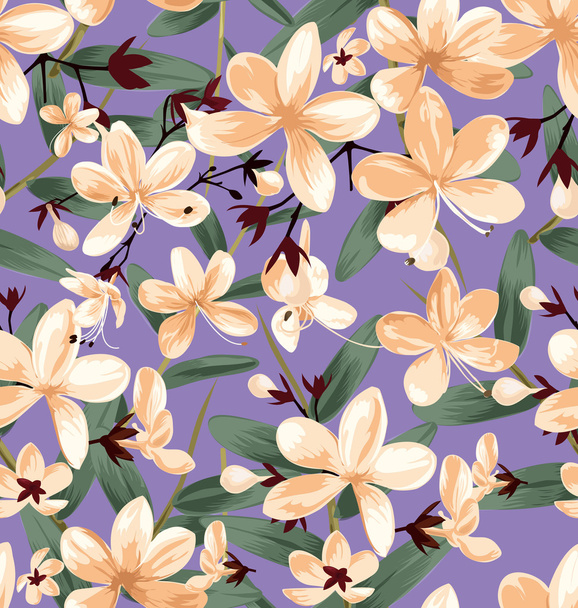 floral seamless pattern - Διάνυσμα, εικόνα