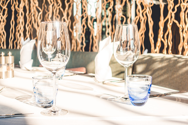 Table Setting in hotel restaurant - Photo, Image