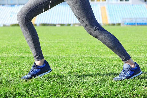 Sports woman legs  - Valokuva, kuva