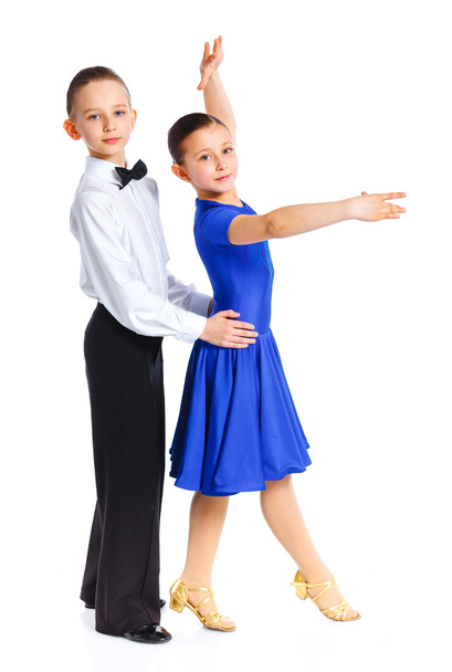Young ballroom dancers - Фото, изображение