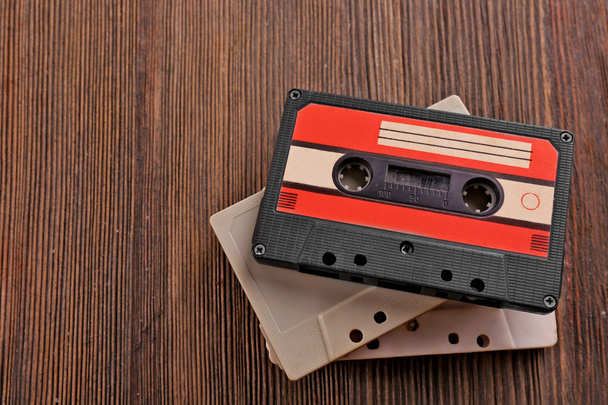 Old audio cassettes  - Photo, image