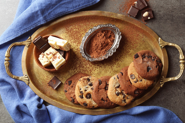 Chocolate chip cookies  - Photo, image