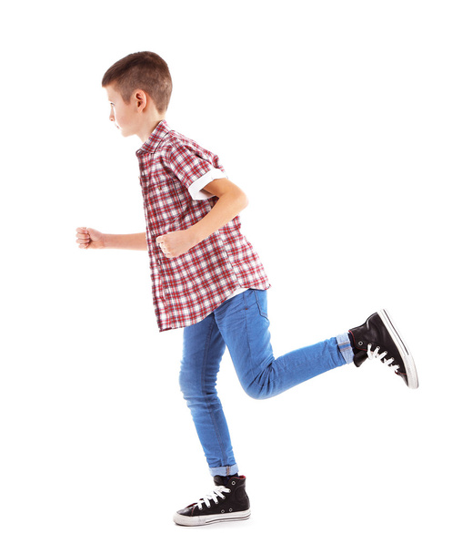 Little boy running   - Foto, afbeelding