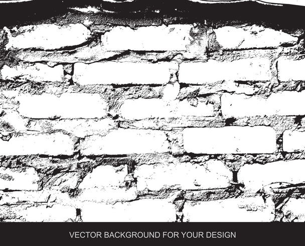Distress Overlay Texture For Your Design. Black and white grunge - Vector, Image