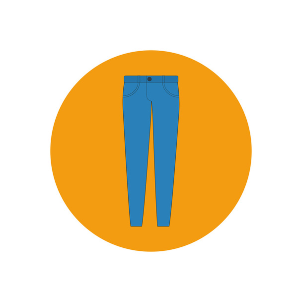 Jeans pants trousers - Vector, Image