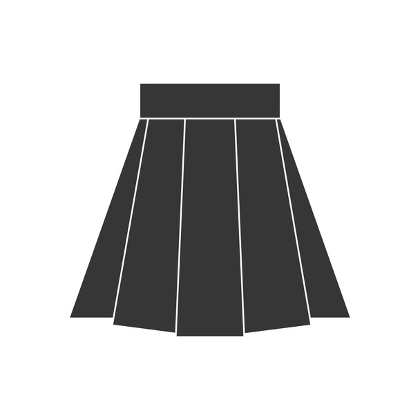 Skirt vector icon - Vector, Image