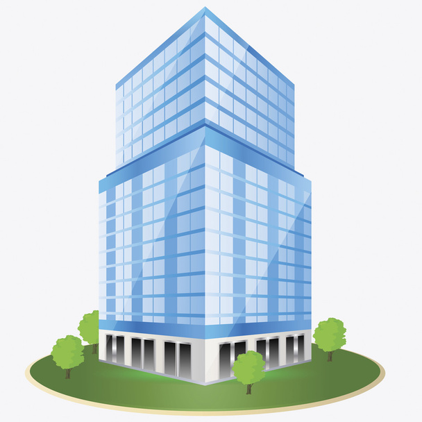 modern gebouw illustratie - Vector, afbeelding