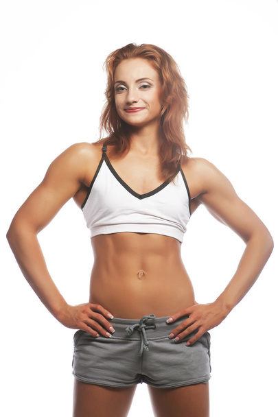 sporty muscular woman - Foto, immagini