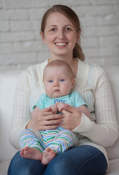 Happy mother and baby  - Zdjęcie, obraz