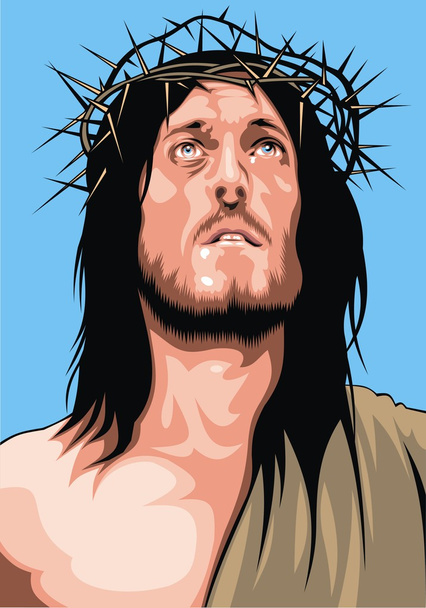 jesus christ from my dream - Vector, Image