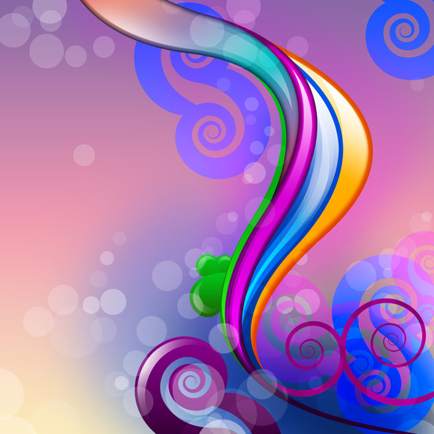 Colourful abstract illustration background - Фото, изображение