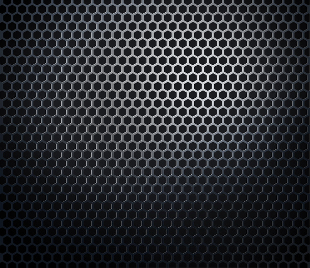 Hexaconal metal honeycomb grid - Photo, Image