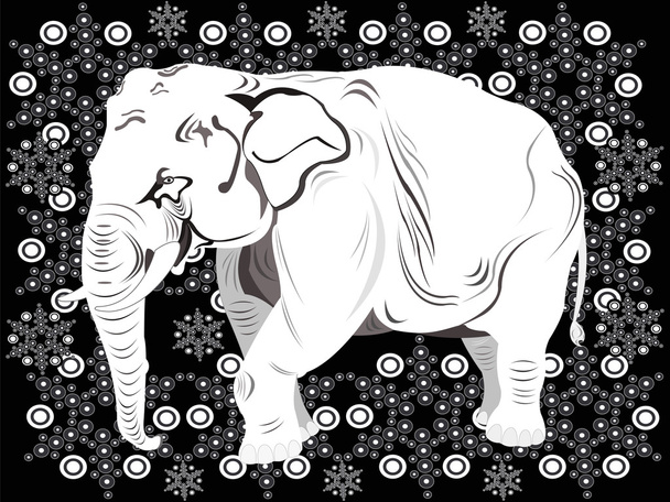  Elefánt illusztrációja - Vektor, kép