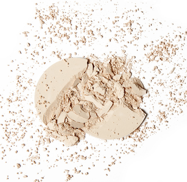 natural compact powder  - Foto, Bild