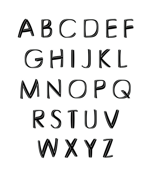 alphabet. Design elements - ベクター画像