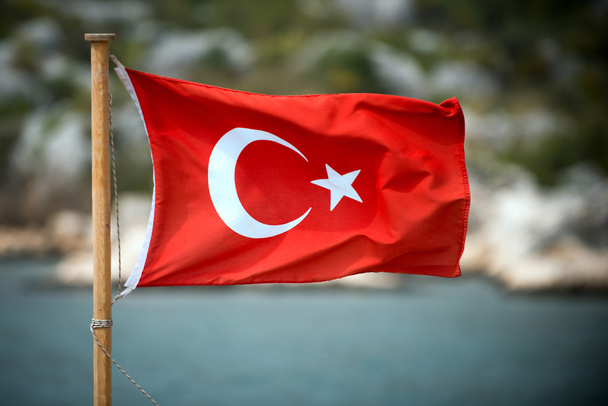 Flaga Turcji - Zdjęcie, obraz