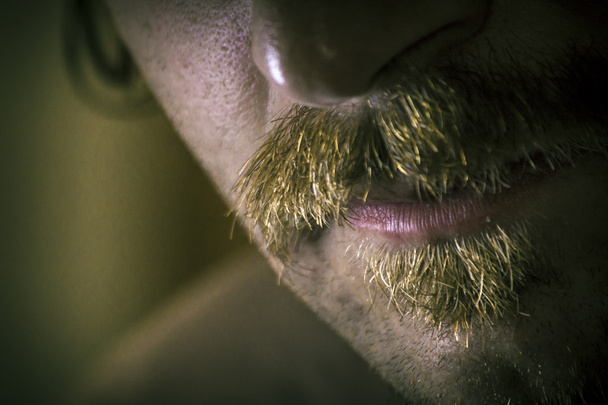 Dramático Mustache grave
 - Foto, Imagem