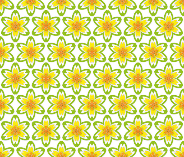 textile summer floral pattern - Photo, Image
