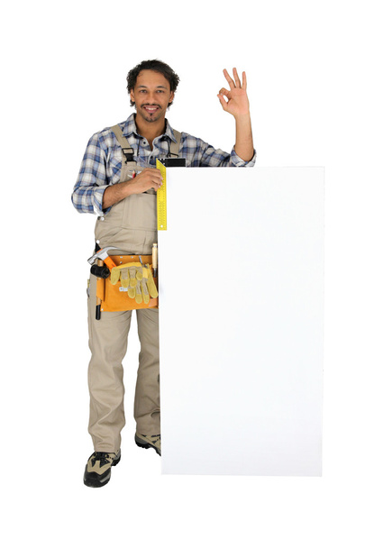 Carpenter thinks measurements are OK - Фото, изображение