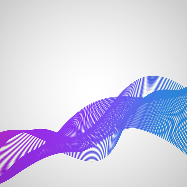 Abstact violet and blue wave background - Vector, Image
