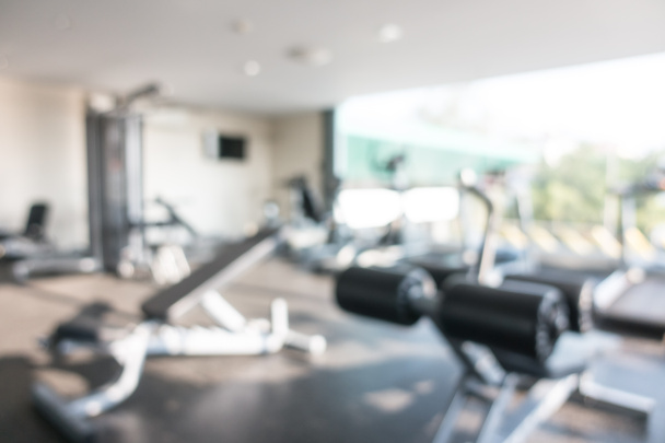 blur gym and fitness room interior - Photo, Image