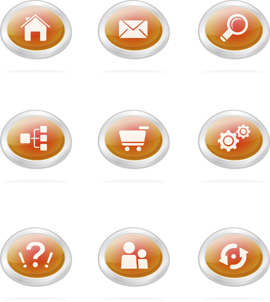 ilustración de iconos del sitio web
. - Vector, Imagen
