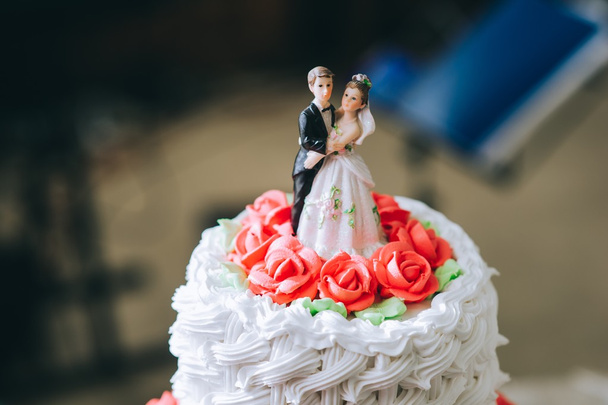 beautiful wedding cake - Foto, imagen