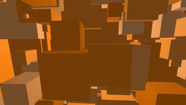 Erratically moving cubes - Footage, Video