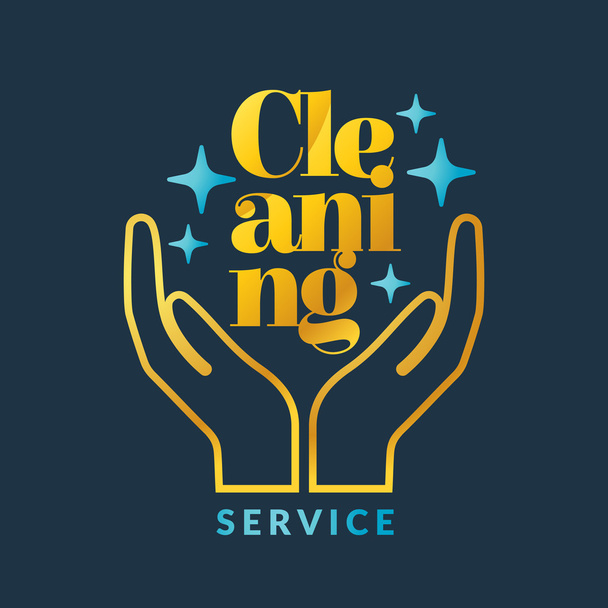 Corporate identity for company cleaning service.  - Vector, Image
