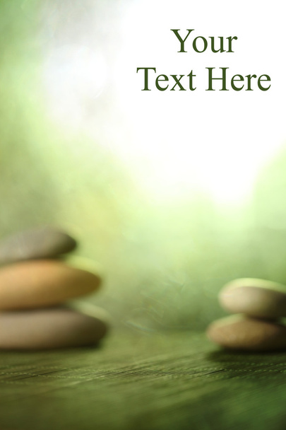 Rock garden background with space for text - Photo, Image