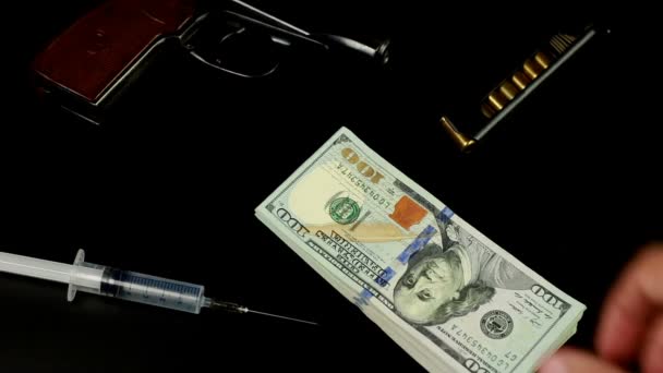 Pénz és a golyók, gyógyszerek - Felvétel, videó