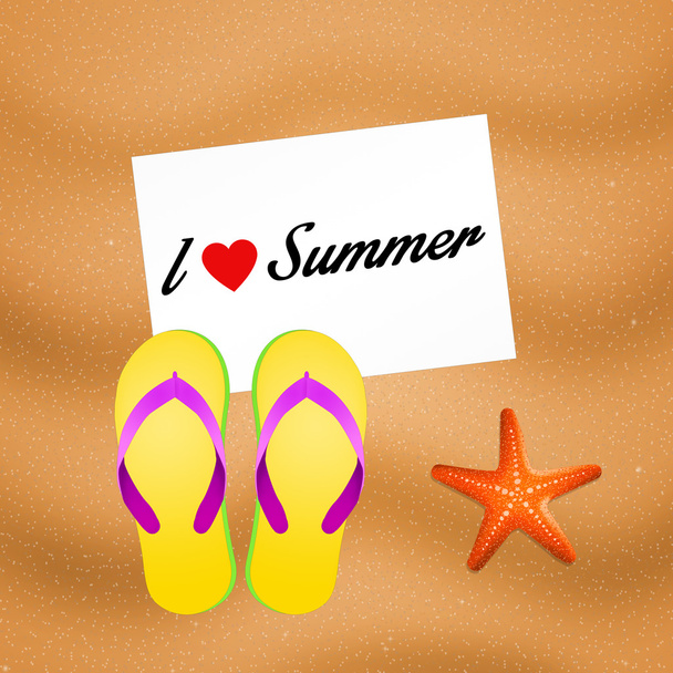 i love summer - Foto, Imagen