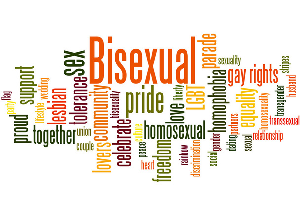 Bissexual, conceito de nuvem de palavras 4
 - Foto, Imagem