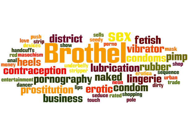 Brothel, concept de nuage de mots 9
 - Photo, image