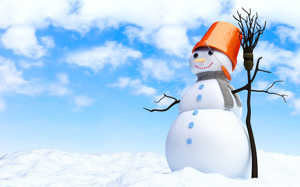 sneeuwpop - Foto, afbeelding