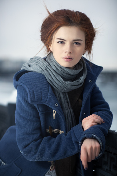 Young woman winter portrait - Foto, immagini