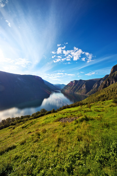 fjord landschap - Foto, afbeelding